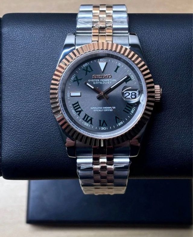 Seiko Mod Datejust Wimbeldon