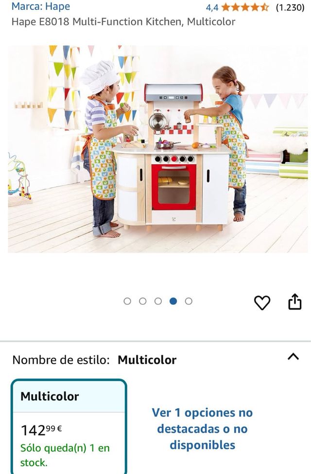 Cocina Infantil Hape Madera