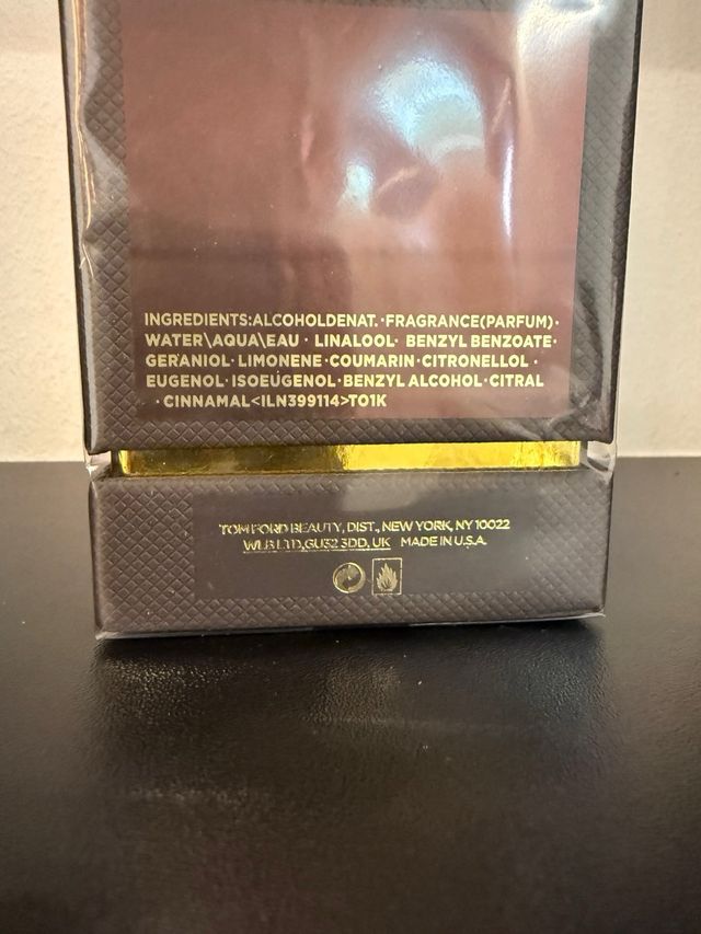 Perfume Tom Ford tabaco vainilla