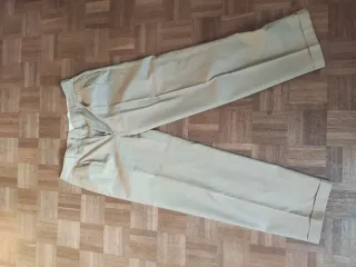 Abito elegante in cotone beige