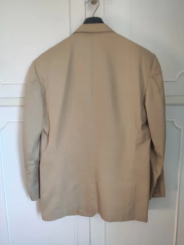 Abito elegante in cotone beige