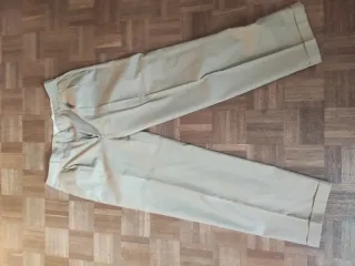 Abito elegante in cotone beige