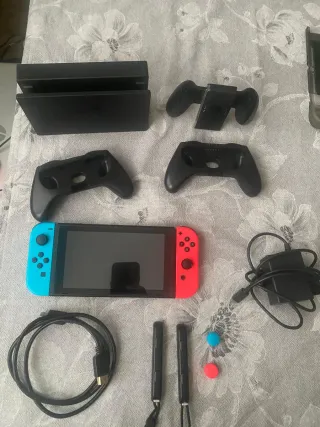 Nintendo Switch con accesorios