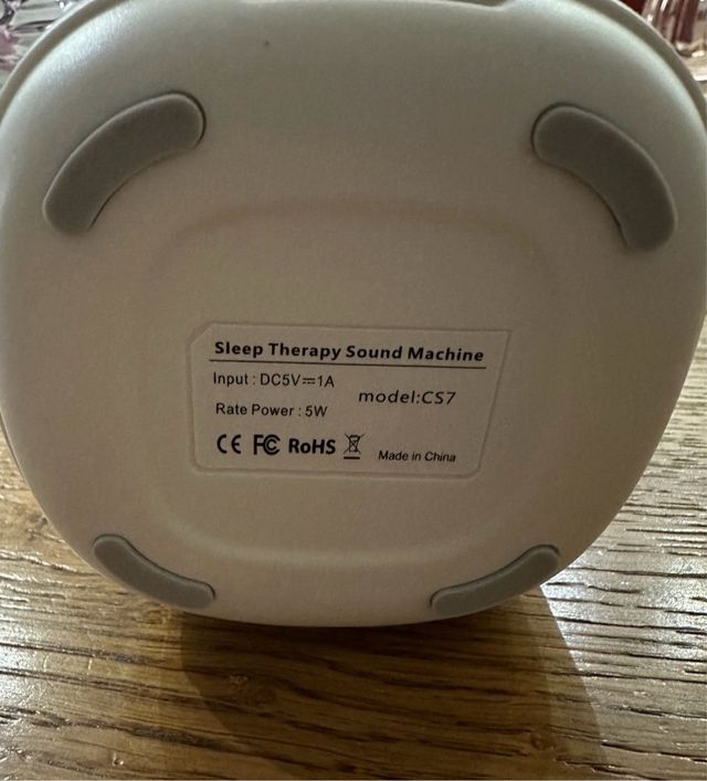 Macchina rumore bianco neonato