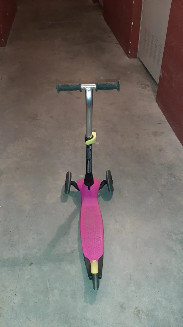 Patinete 3 ruedas Oxelo B1 rosa