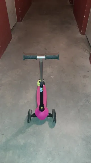 Patinete 3 ruedas Oxelo B1 rosa