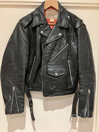 Cazadora Biker USA Años 50 Negra