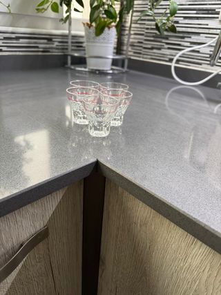 Juego de 4 vasos de cristal
