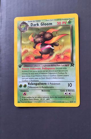 3 Carte Pokémon Team Rocket Prima Edizione