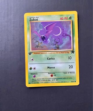 3 Carte Pokémon Team Rocket Prima Edizione
