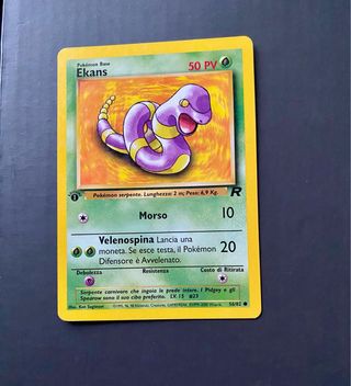 3 Carte Pokémon Team Rocket Prima Edizione