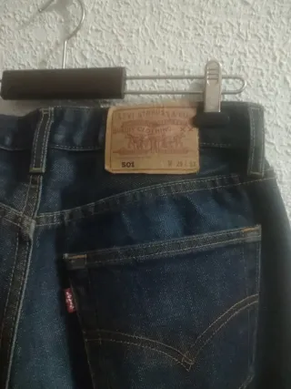 Pantalón Levi's 501 Azul Talla w/29 /32++regalo