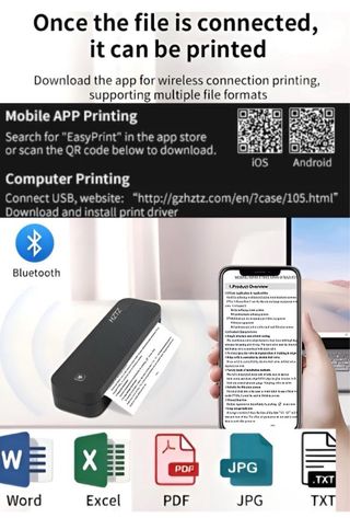 Impresora Portátil HZTZ A4