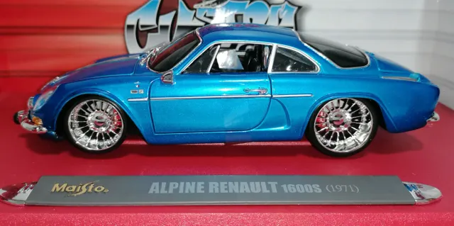 RENAULT ALPINE 1600 AZUL MAISTO CUSTOM ESCALA 1:18