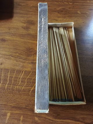 Caja Cerillas Antiguas Ilustrada