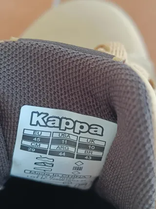 Zapatillas Kappa Marrones y Blancas