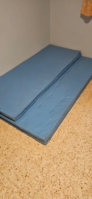 3 Materassini stile tatami blu