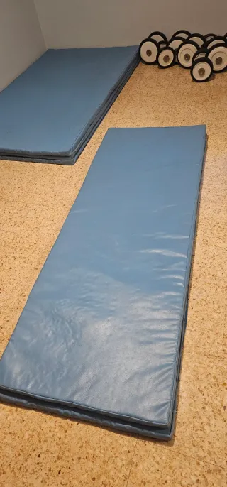 3 Materassini stile tatami blu