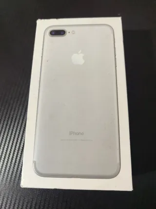Caja vacía iPhone 7 Plus silver 128 GB