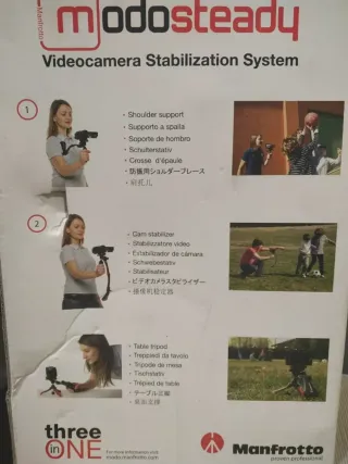 Estabilizador Manfrotto 585 Videocámara