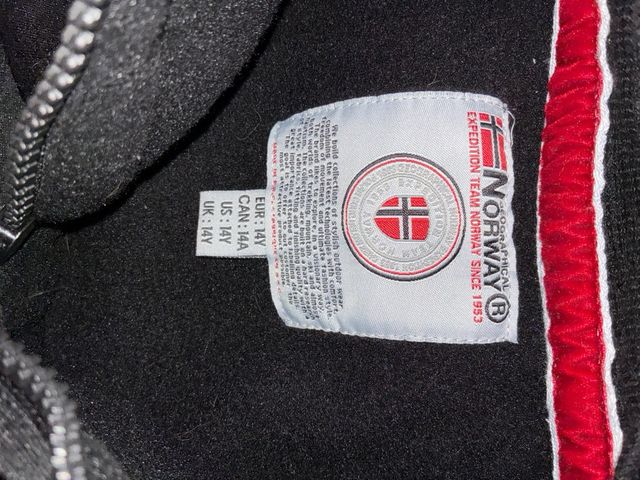 Sudadera Geographical Norway negra