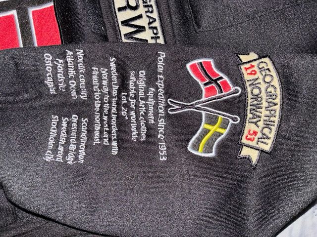 Sudadera Geographical Norway negra