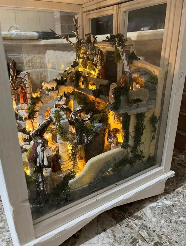 Presepe artigianale artistico palestinese
