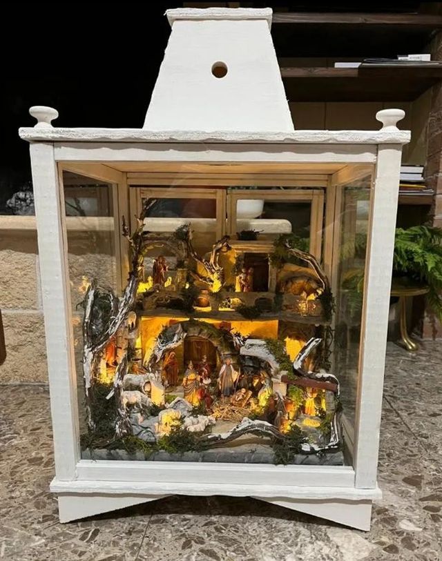 Presepe artigianale artistico palestinese