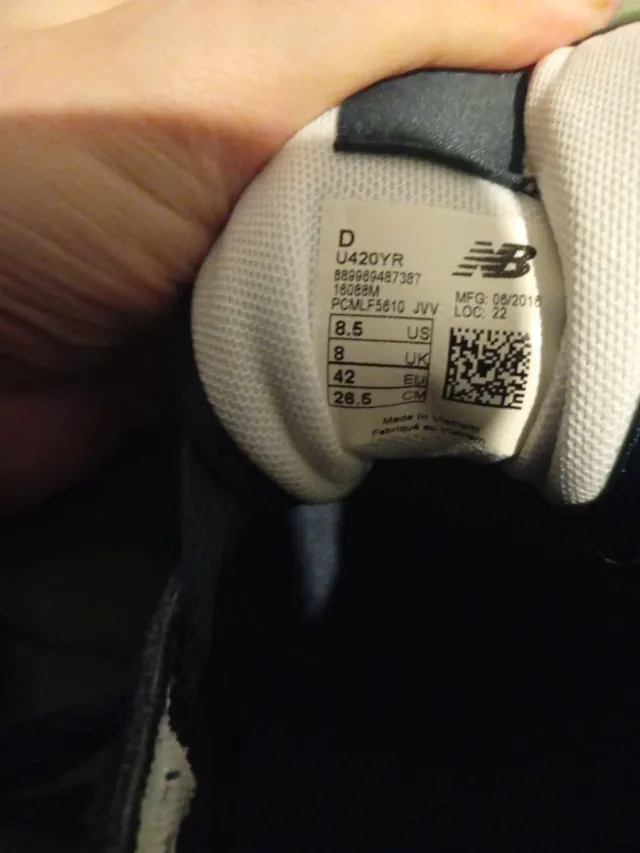 Zapatillas New Balance 420 Hombre Talla 42, pero