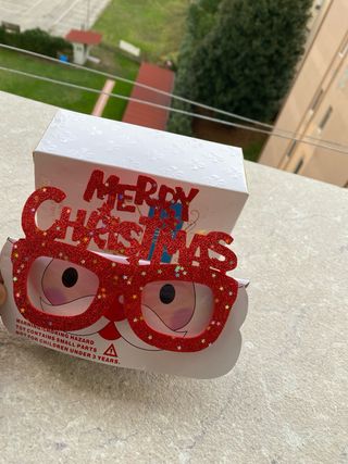 Occhiali di Natale Merry Christmas