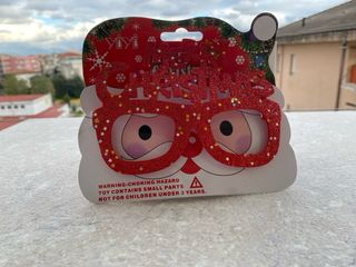 Occhiali di Natale Merry Christmas