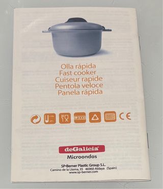Olla Rápida para Microondas