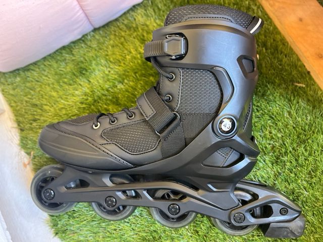 Patines Oxelo Negros Talla 43 + Bolsa