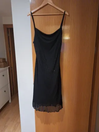 Vestido fiesta noche negro