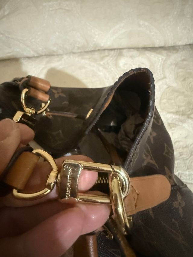 Borsa Louis Vuitton Tela Monogram Marrone