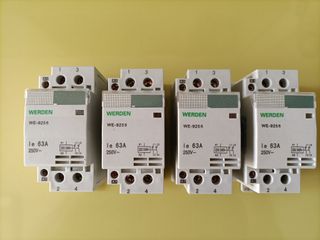 4 Contactores WERDEN 63A NA
