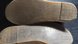 Espadrillas bianche con rosa ricamata