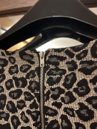 Vestido estampado leopardo talla XS