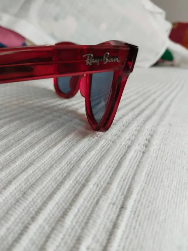 Gafas de sol Ray-Ban Rojas translúcida