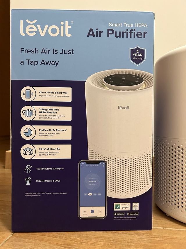 Purificador de Aire Levoit Smart True HEPA