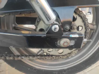 Honda CB 500 Negra con Baúl y cúpula