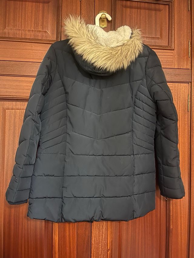 Anorak acolchado azul marino T.13/14