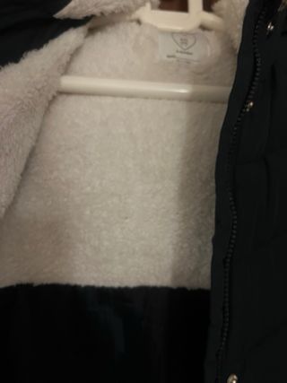 Anorak acolchado azul marino T.13/14