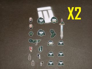 x2 Dark Angel Upgrades Space Marines Warhammer 40k