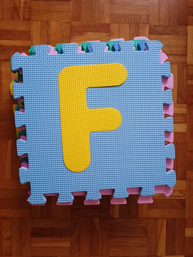 Puzzle di numeri e colori in gomma EVA