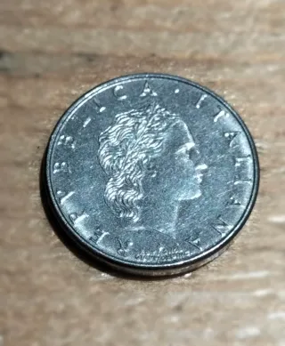 Moneta 50 Lire Anno 1991 - Variante da collezione