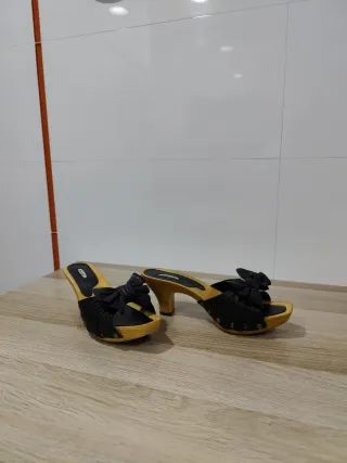 Sandalias Fluxá Negras Talla 41