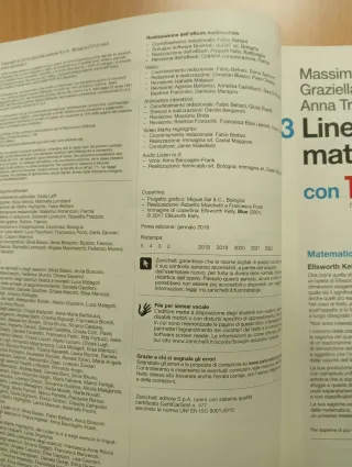 Lineamenti di matematica vol.3