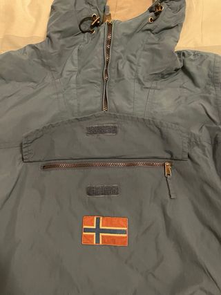 Abrigo Napapijri Azul y Beige