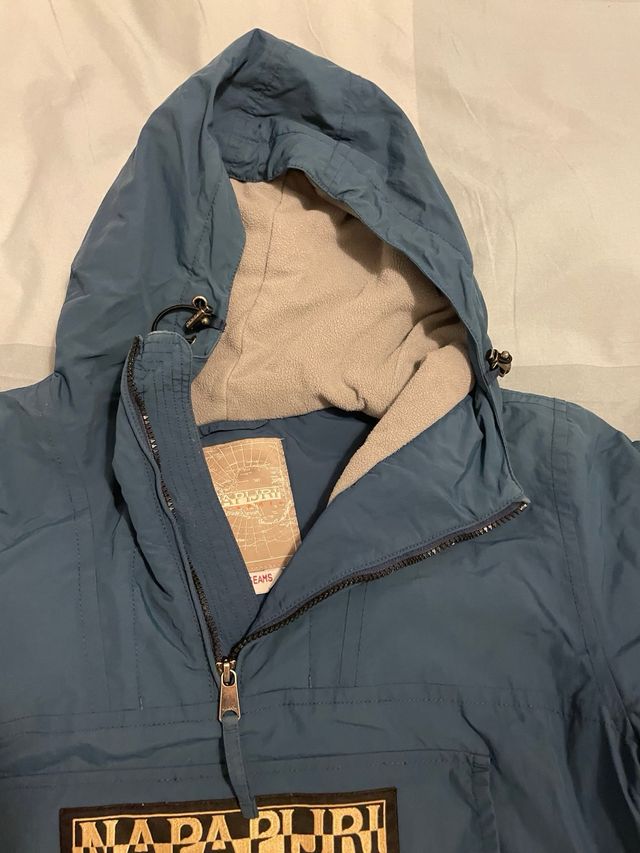 Abrigo Napapijri Azul y Beige